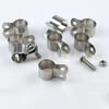 10pcs 304 Stainless Steel Clamps,10mm 12 16 20 25 27 32 33 35mm Grounding