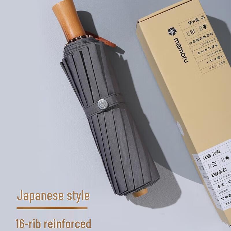 MAMORU 16-Rib Manual Folding Umbrella