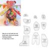 10pcs Acrylic Memory Bear Template Ruler Reusable Acrylic Template Ruler Set  DIY Craft
