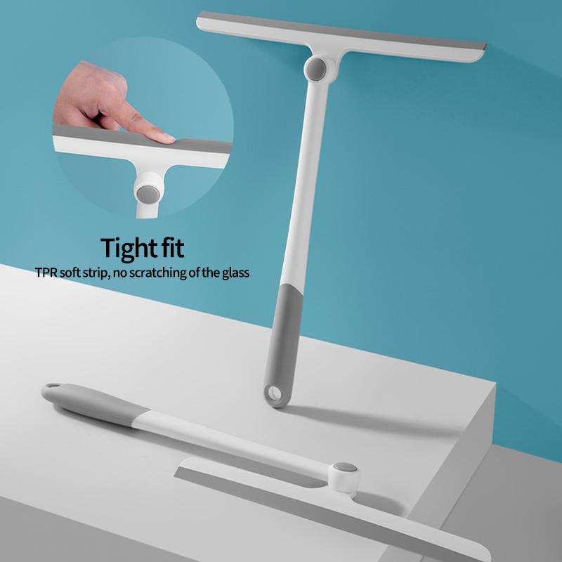 Window Squeegee Wiper Swivel Mirror Squeegee Cleaning Brush Glass Door Mirror Windows Airbrush Scraper Bathroom Cleaning Tool