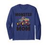 Monster Truck Are My Jam Monster Truck Mom Mother's Day Long Sleeve T-Shirt