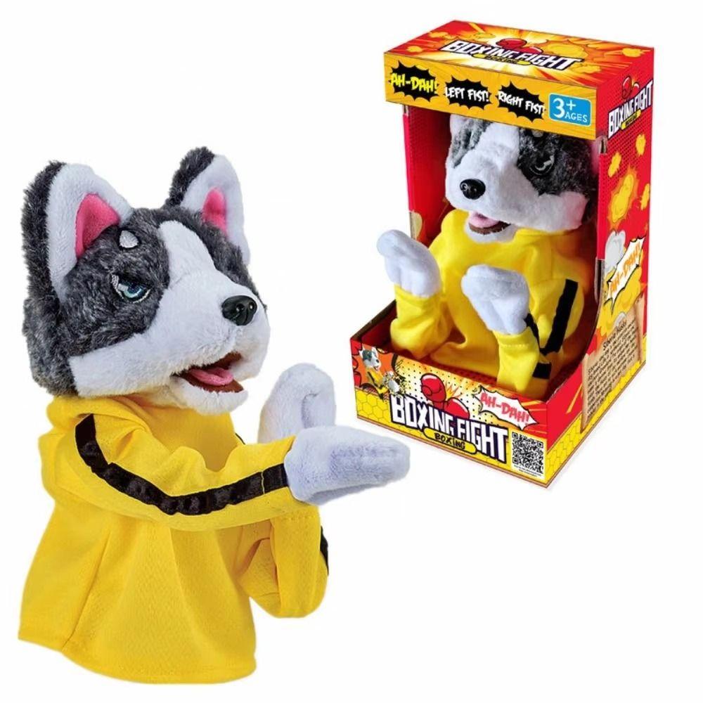 Funny Sound Boxer Hand Puppet With Sound Interactive Hand Puppet Finger Battle Toy Kids Party