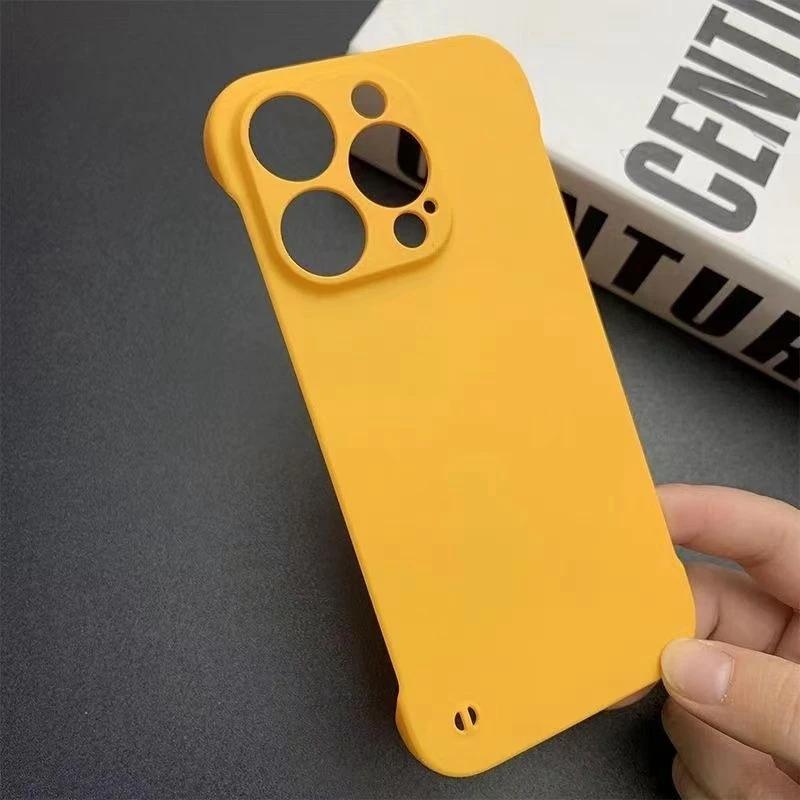 

Luxury No borders Matte Phone Case For For Iphone 11 12 13 14 15 Pro Max 7 8 Plus X Xs Max XR Mini Ultrathin Bumper Cases Cover For iPhone Xs Max