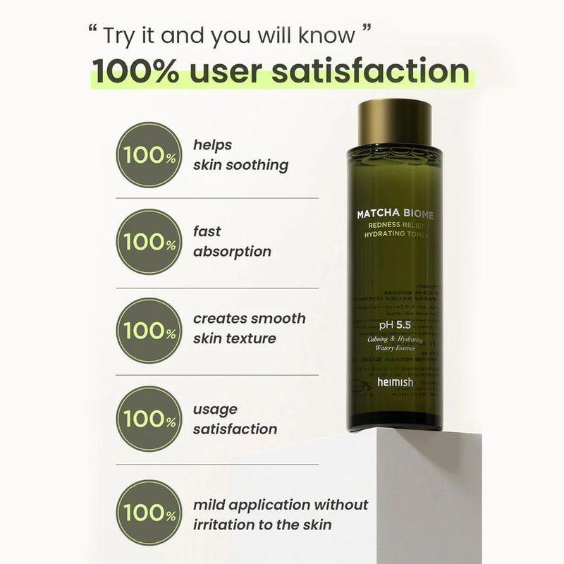heimish - Matcha Biome Redness Relief Hydrating Toner