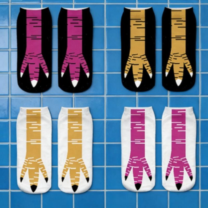3D Digitally Printed Socks with Chicken Claw and Animal Paw Designs Are Trending on Instagram