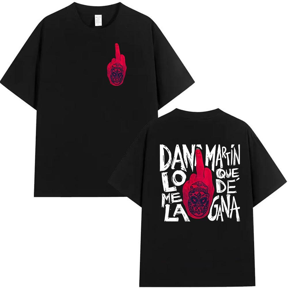 Rapper Dani Martin Tour 20252026 Merch T Shirts Mens Pop Music Clothing Short Sleeve Tshirt Man Hip Hop Gothic Vintage Tshirt
