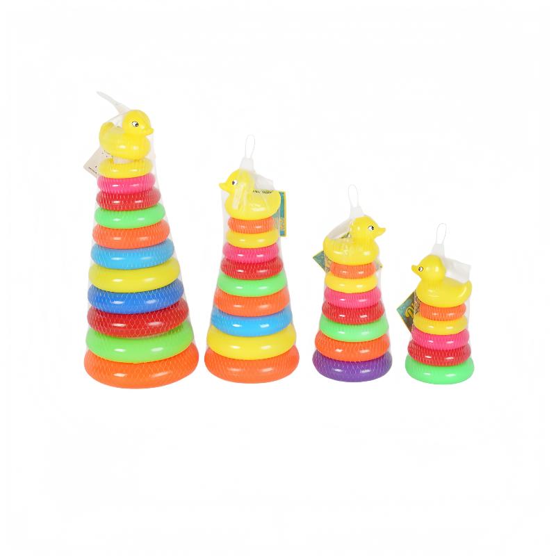 1 Set Tiere Regenbogen Gestapelter Ringturm Stapelspielzeug Kinder Montessori Spielzeug Säuglingsentwicklung Früherziehung Spielzeug