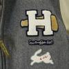HAI SPORTING GEAR Cowhide leather switching Stajan M gray Isseimi Sunburn Men's Used