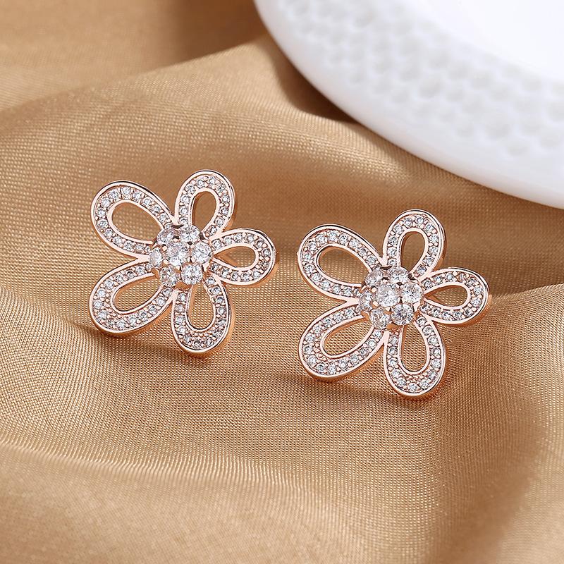 Lindon Women Copper Alloy Zircon Earrings Drop Earrings For Women Wedding Party Gifts