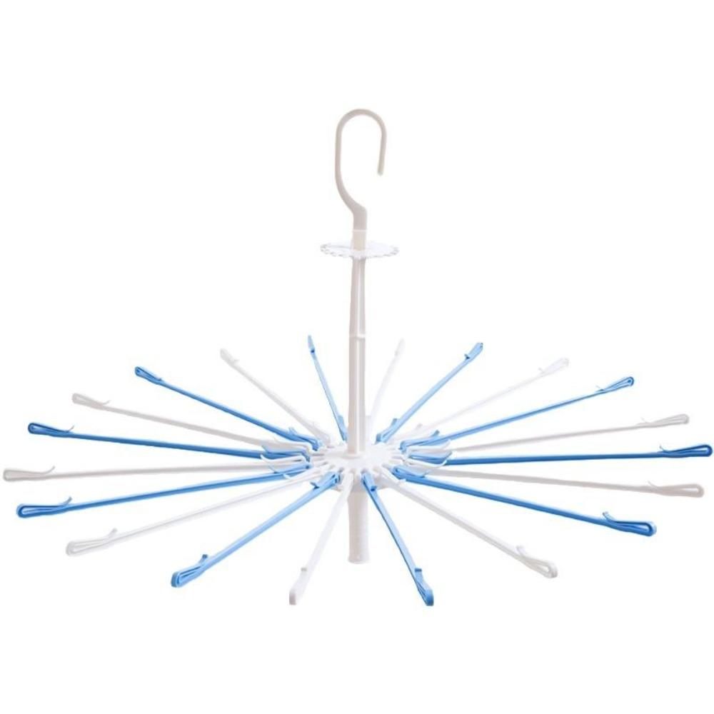 Plastic Umbrella Drying Rack 20-clip Diaper Hanging Clothes Hanger Clothes Towel Rack  for Home