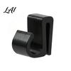 Eave Light Cord Holders Outdoor String Clips Black Plastic Organize Hooks Pergola Lighting Fasteners Weather Resistant Snap-on for Garden