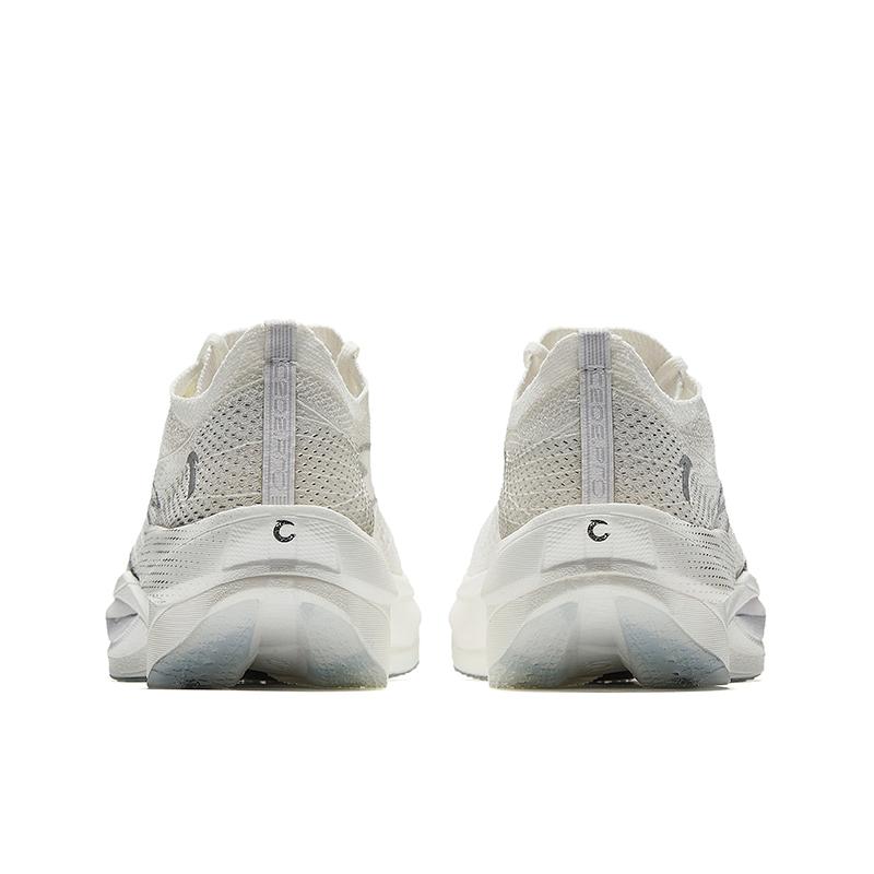 New Anta C202 6.0 PRO Anti-Slip Wear-Resistant Low-Top Marathon Running Shoes Men's White Gray 112445571-3