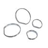 Chrome Gauge Cluster Dashboard Bezel Rings Trim Dial Rings Bezel Speedometer Frame Replacement for BMW E46 1999 2006