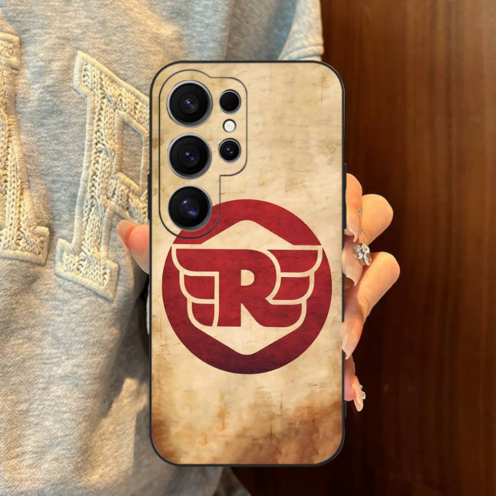 R-ROYALS E-ENFIELDS Logo Phone Case For Samsung S 24 fe 25 Ultra plus 20 lite 21 30 22 23 24 22 Ultra 5G Fundas