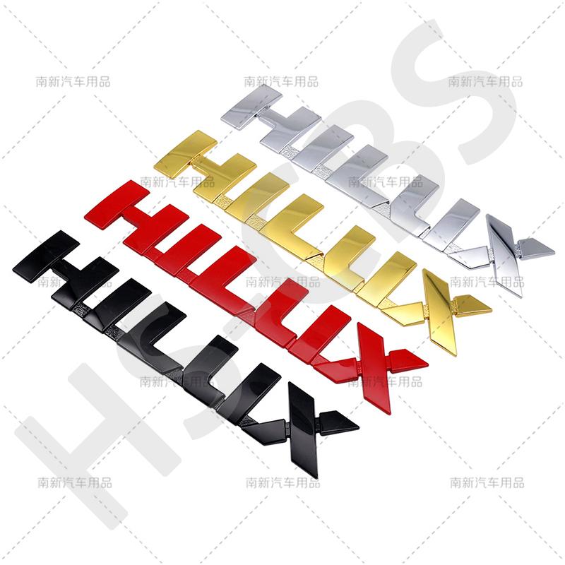 3D Grote Maat 21,3X3,8CM Metalen Hilux Embleem Badge WQPKHD5 Auto Stickers Achterklep Logo Auto Achterklep Decal Spatbord Deur Decoratieve Sticker