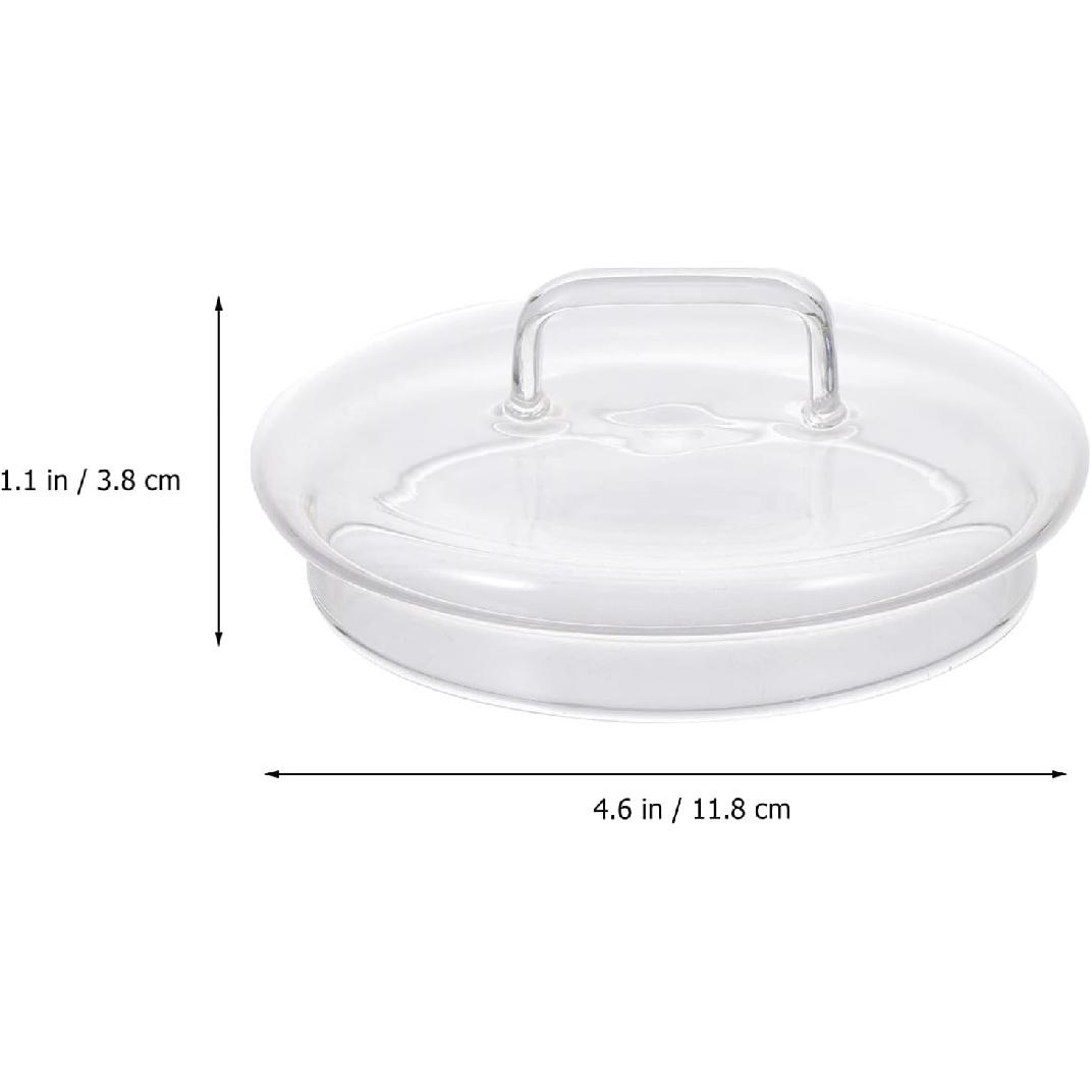 Hemoton Стеклянные Банки Запасные Крышки 2 шт. Крышка для Диспенсера Напитков Стеклянная Запасная Крышка для Стеклянной Банки для Хранения Напитков и Еды Стеклянная Банка