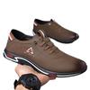 Men's Versatile Casual Shoes Soft Bottom Lightweight Anti-slip Comfortable Fit Round Toe Rubber Outsole Non-slip Leisure Footwea