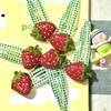 2-Pack Fruit Hair Clip Small Metal Snap Hairpins for Women Kids Toddlers Girls