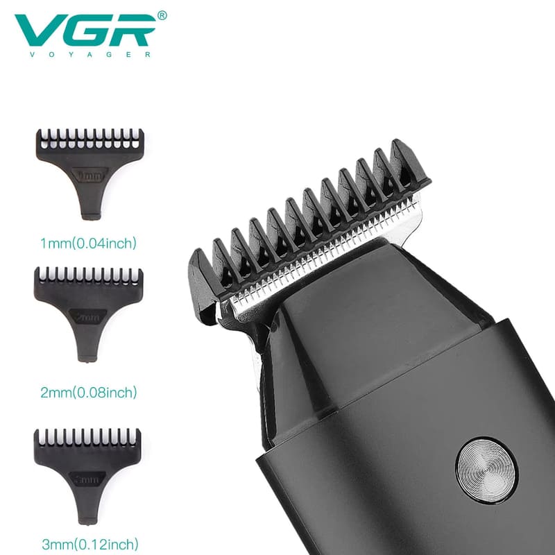 VGR Professional Zero Cutting Machine Rechargeable Cordless Beard Shaver Electric Travel Mini Model Hair Trimmer for Men Portable Shaver V-932
