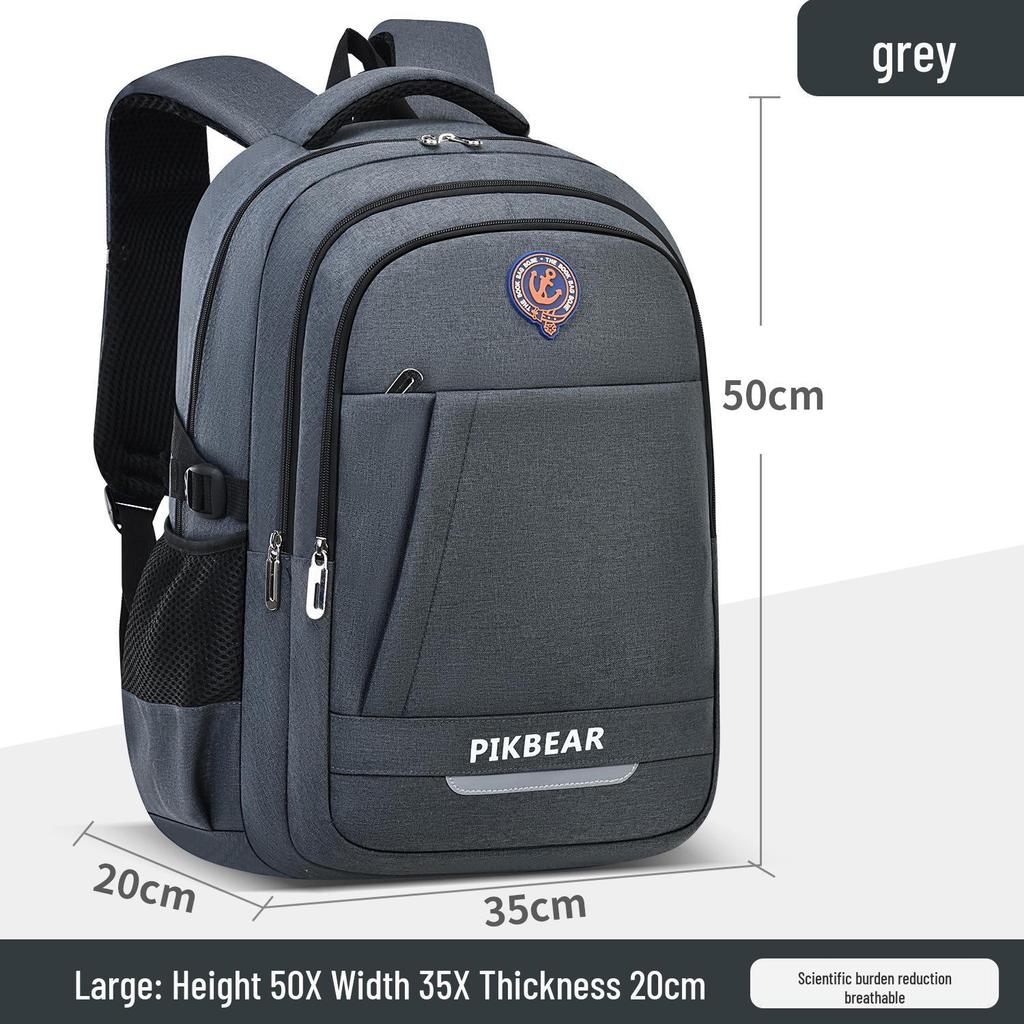 Lightweight, Spine-Supporting Casual Backpack for Boys Grades 2-6