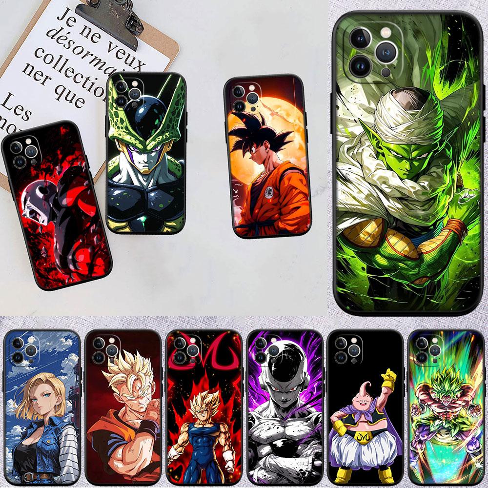 LO34 Dragon Ball Cool Soft Shell Phone Case for Redmi Note 10 11 12 Pro Max 10S 10C 10T 11A 11S 12S 12C