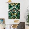 Ethnic Tribal Patterns Custom Your Name Wall Decor Tapestry Art For Pet Memorial Birthdaywedding Party Backdrop Family Gift