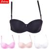Julexy AB Push Up Bralet Kadın Sütyen 1/2 Cup Sıcak Satış Askısız Dikişsiz Sütyen Dolgulu İç Çamaşırı