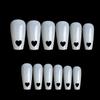 Square False Nails Tips 504 Pcs Acrylic Press on Nails Clear Artificial False Nail Heart Fake Nails for Nail Extension