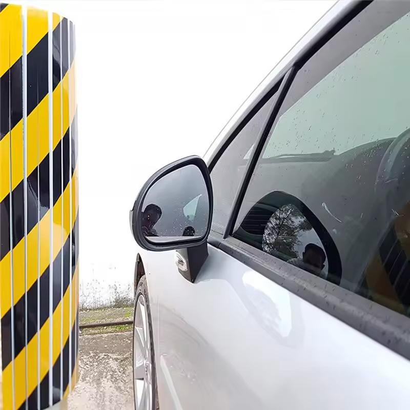 Car Door Protector Foam Edge Bumper Self-Adhesive Reflective Warning Parking Diy Safety Padding For Car Decoration Accessories
