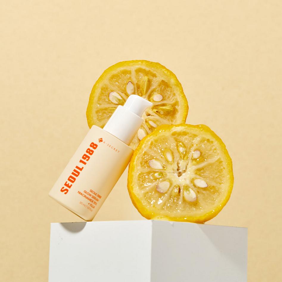 K-SECRET SEOUL 1988 GLOW SERUM : NIACINAMIDE 15% + YUJA 30ml/ Anti-Aging, Moisturizing, Korean Cosmetics, Kbeauty