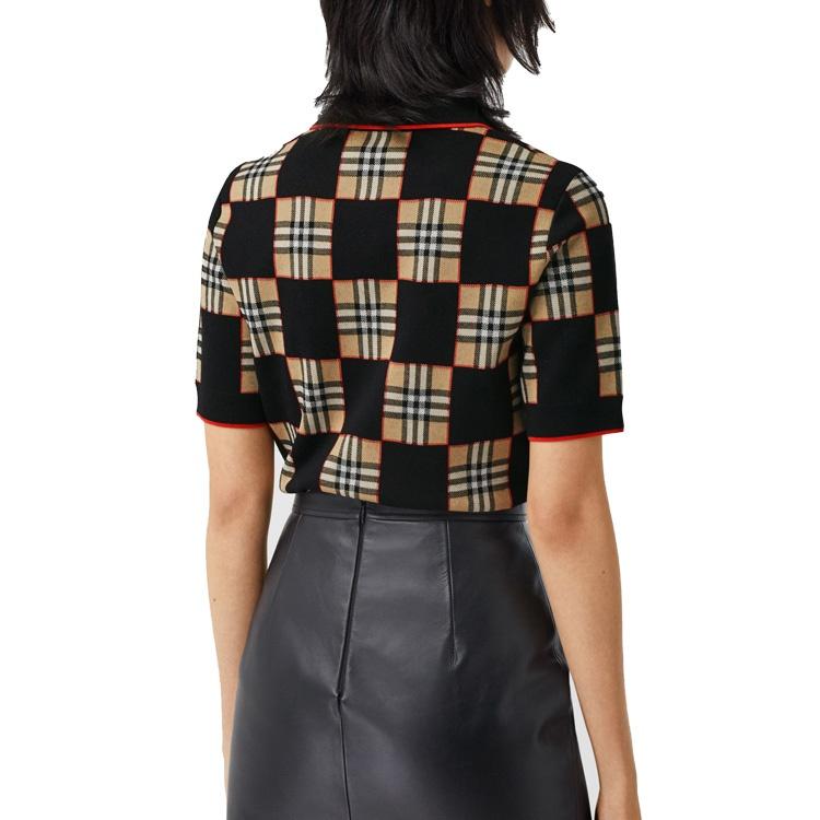 Burberry Polo Shirt Women's Black 80300531
