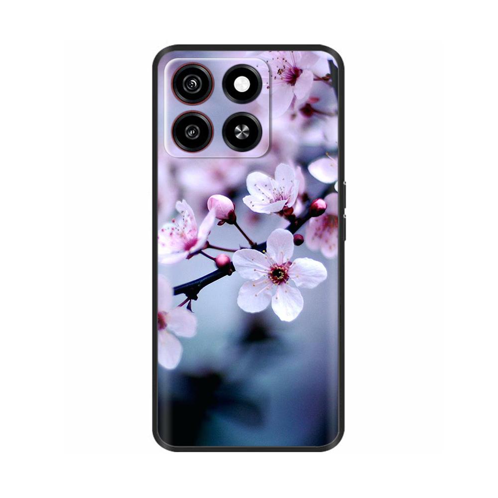 For ZTE Blade A35 Case For ZTE Blade A55 Cover Fashion Flower Slim Soft Silicone Phone Cases for ZTE A35 A 35 Fundas TPU Coque