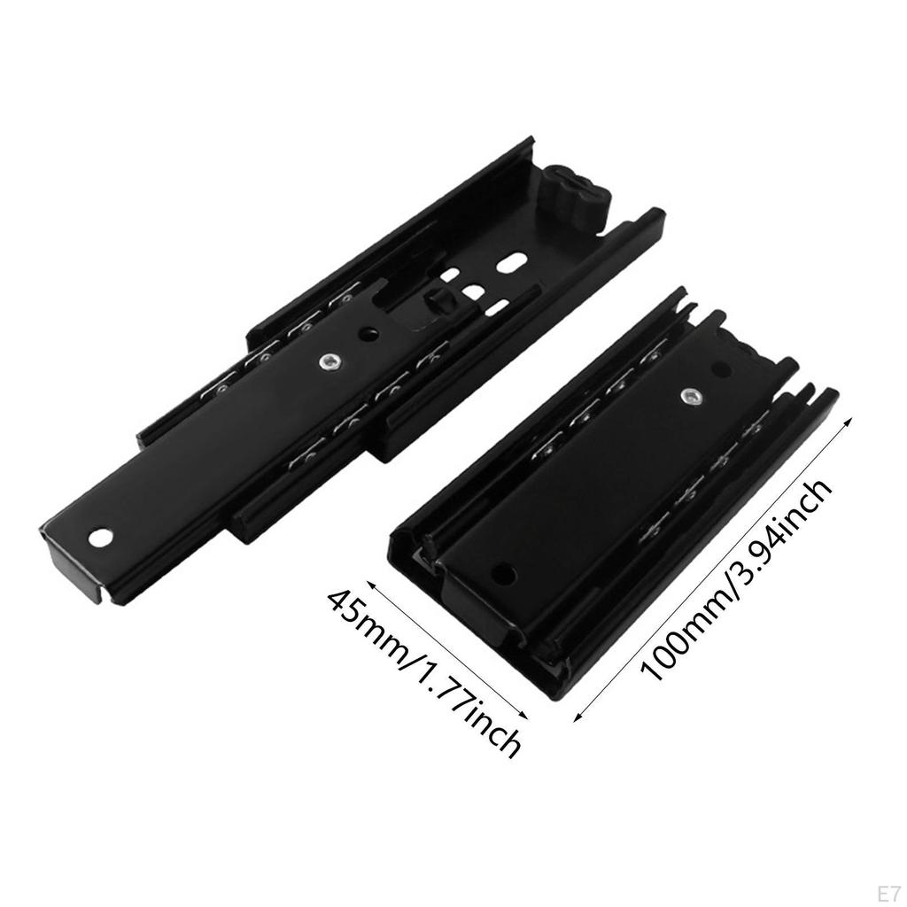 Skříň Zásuvka Posuvy Pojezdy, Vyměnit, Kov, Užitečné, Ztlumit Robustní vedení Kluzné kolejnice Kolejnice pro