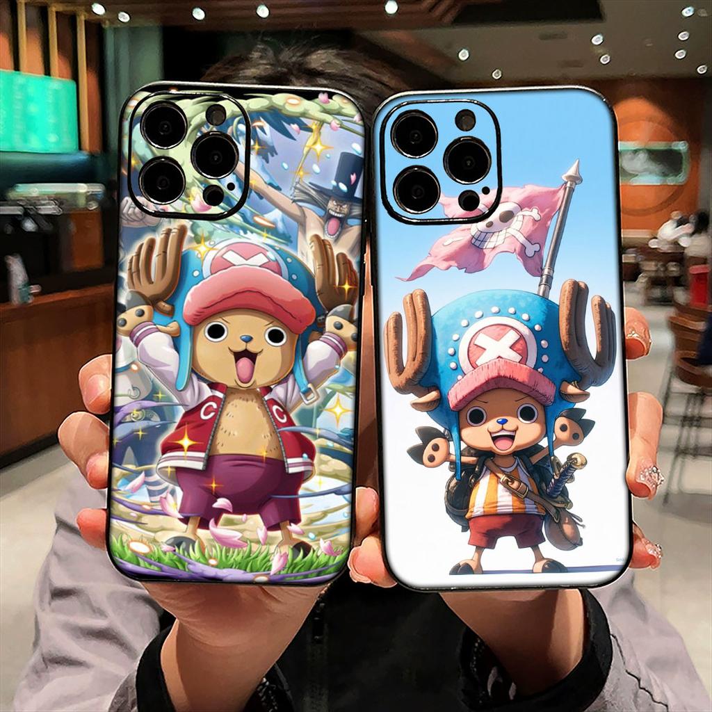 for Apple iPhone 17 16 15 11 Pro XS Max XR 6 7 8 Plus + SE 2020 5 16E Phone Cover Case Anime ONE PIECE Tony Chopper