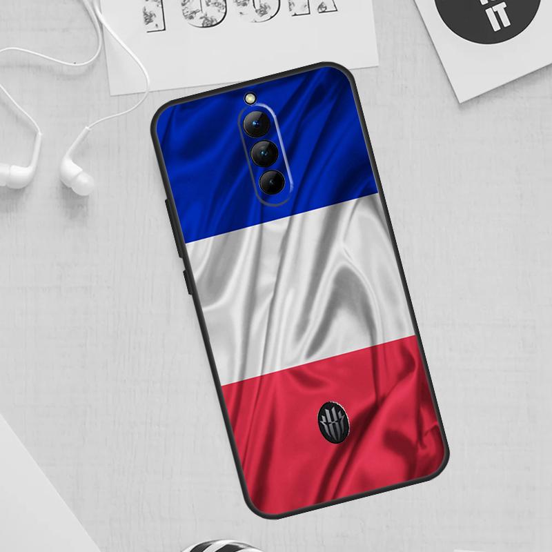 France National Flag Case For ZTE Nubia Red Magic 11 10 9 8 8S 9S 10S Pro Plus 6 7 6S 7S For RedMagic 10 Air Cover