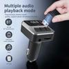 C65 Car Bluetooth-compatible FM Transmitter with Dual Type-C Port PD 30W Fast Charging Adapter