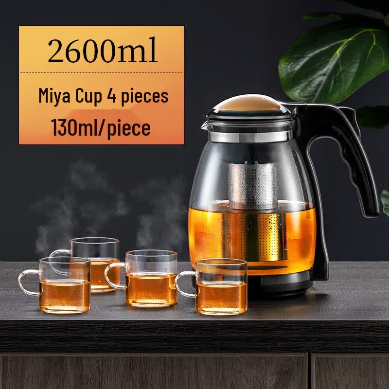 Large Capacity Glass Teapot Set