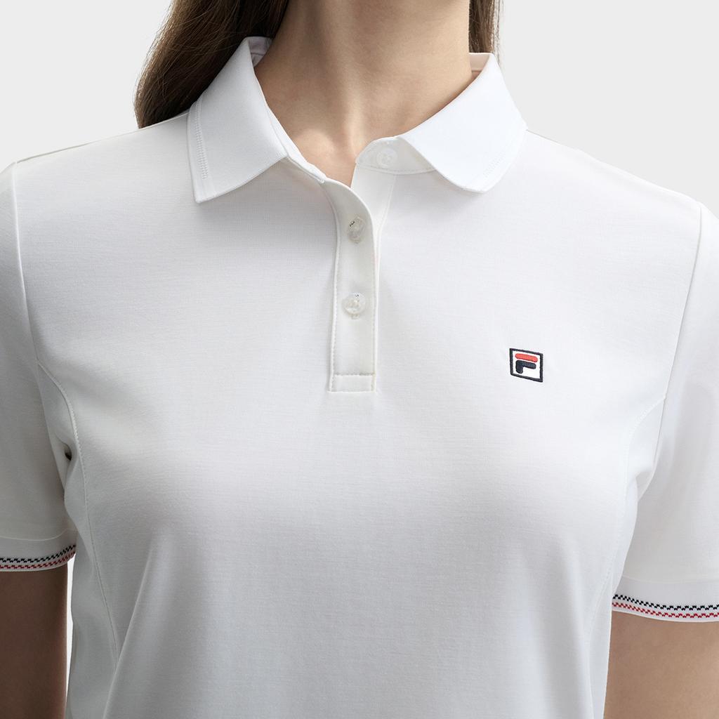 New FILA MODERN HERITAGE Polo Shirt Women's F11W431101FWT