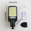 3 Light Mode LED Solar Street Lights Waterproof Solar Powered Security Light  Street