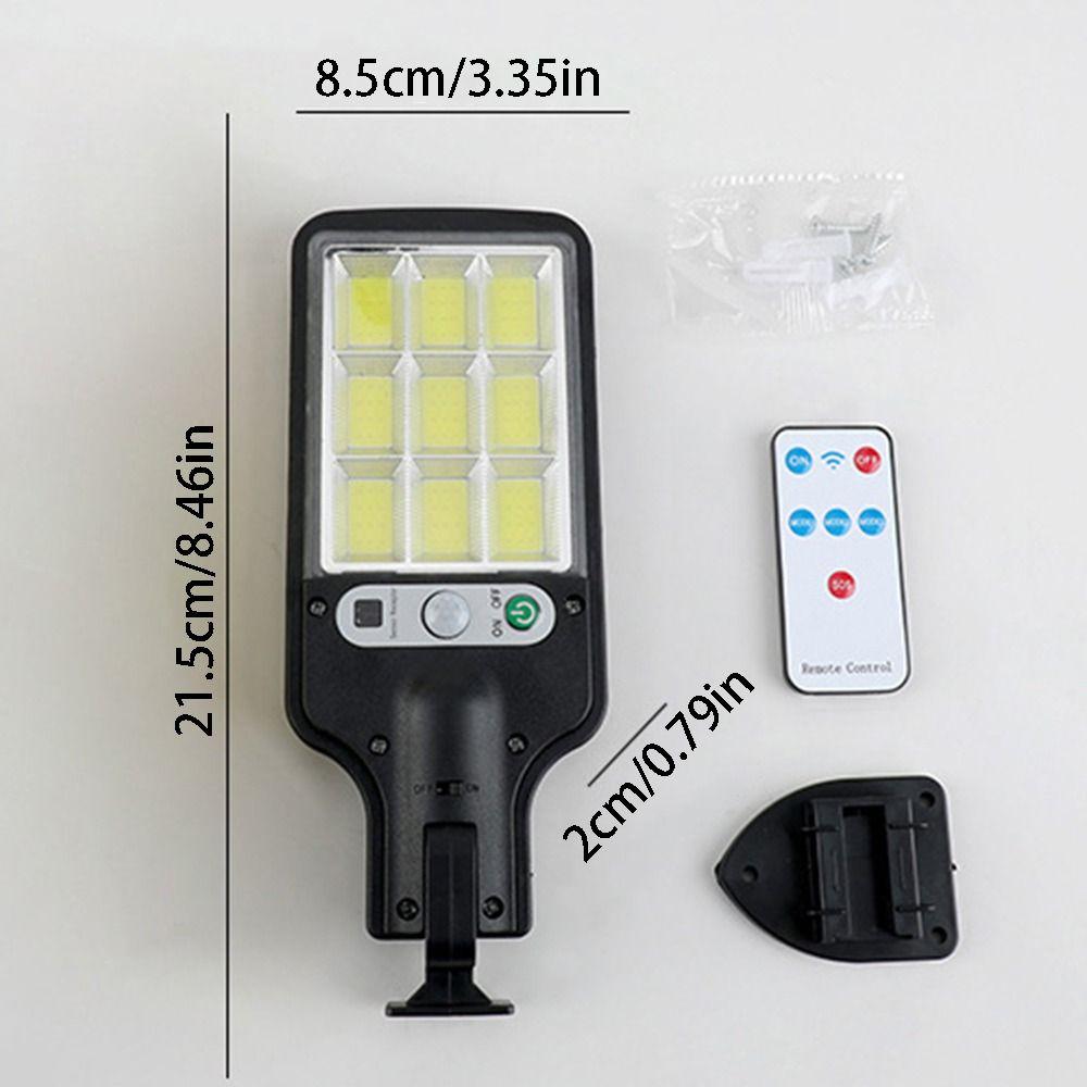 3 Light Mode LED Solar Street Lights Waterproof Solar Powered Security Light  Street