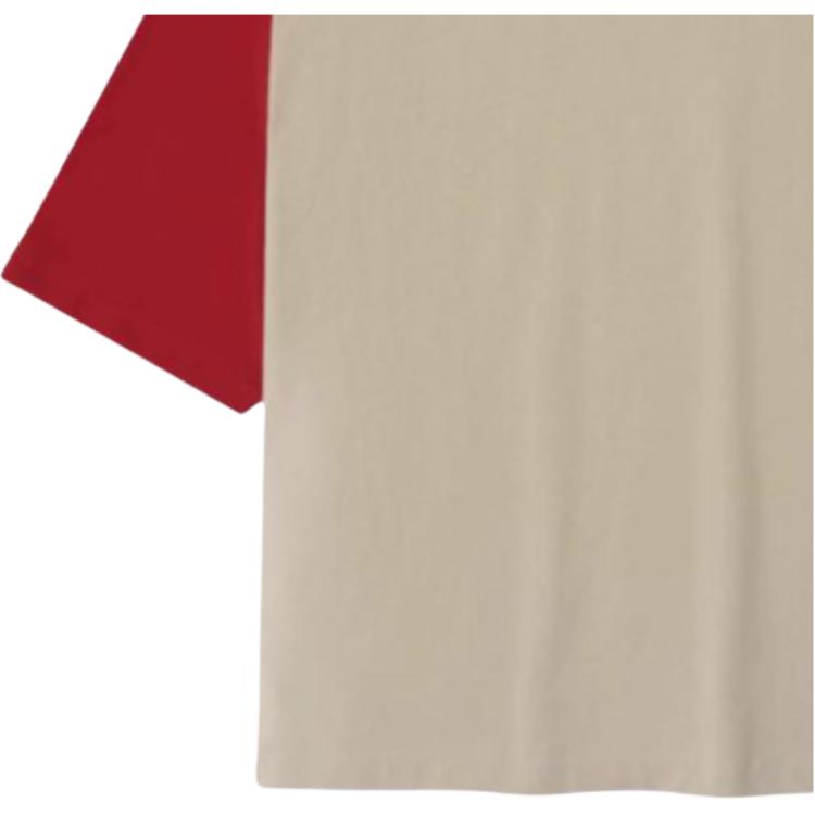 Fear of God Essentials T-shirt baseball Grigio Fumo / Cremisi Top da Uomo 125HO254481F