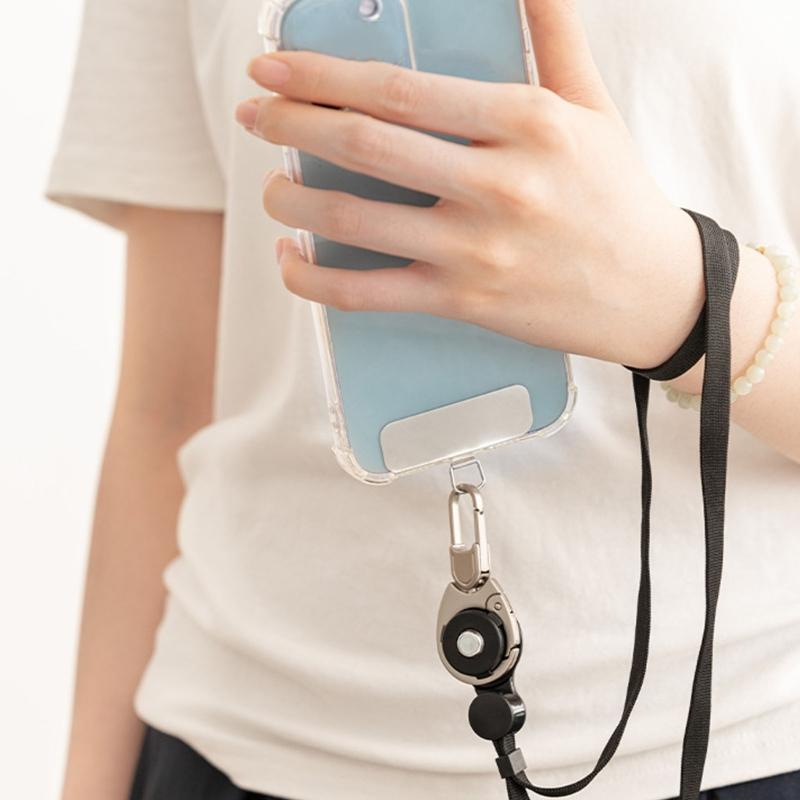 Braided Lanyard Cellphone Lanyard Strap with Tether Tabs Double Opening Buckle for Phone Neck Strap for Men and Women