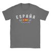 Men T-Shirts Spanish Flag  Casual 100% Cotton Tees Short Sleeve  T Shirts Crewneck Clothes Summer