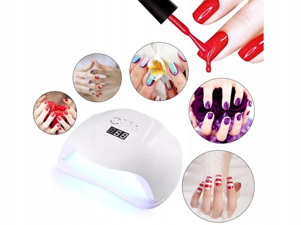 LED+UV Lamp Verk Group MANICURE PEDICURE LAMP White 54W