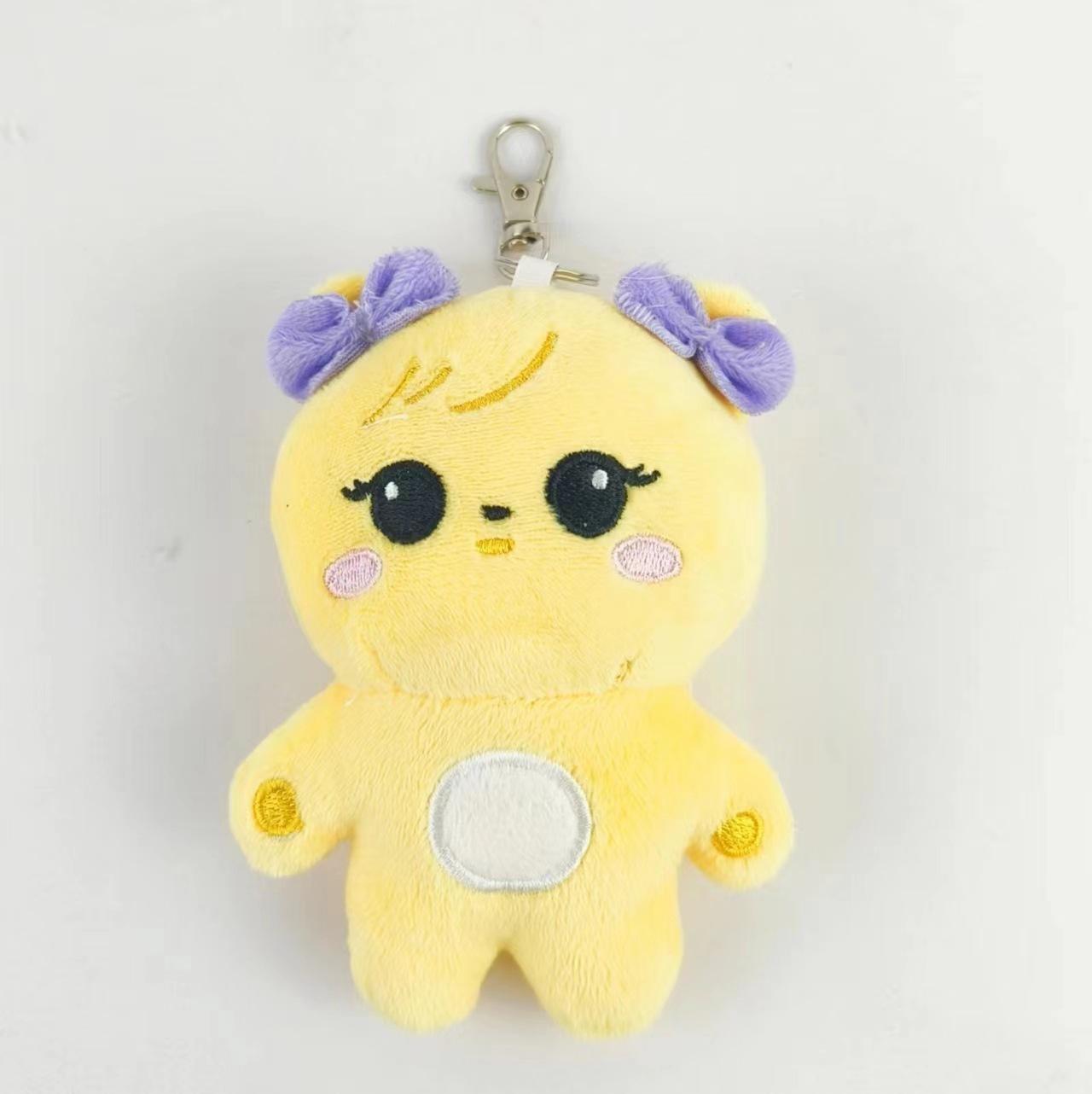 

Плюшевая игрушка Blackpink LISA JENNI JISOO ROSÉ, плюшевая кукла, кавайная мягкая подвеска с животными светло-желтого