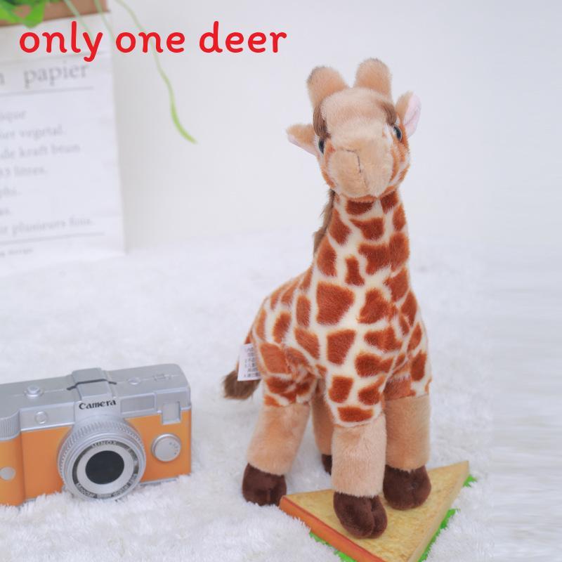 

Aurora Giraffe Plush Toy With Pp Cotton Filling For Kids And Collectors Stand Deer,30cm
