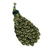 Realistic Feathers Christmas Peacock Decoration Shimmering Peacock Doll Toy  2025 Navidad Decor