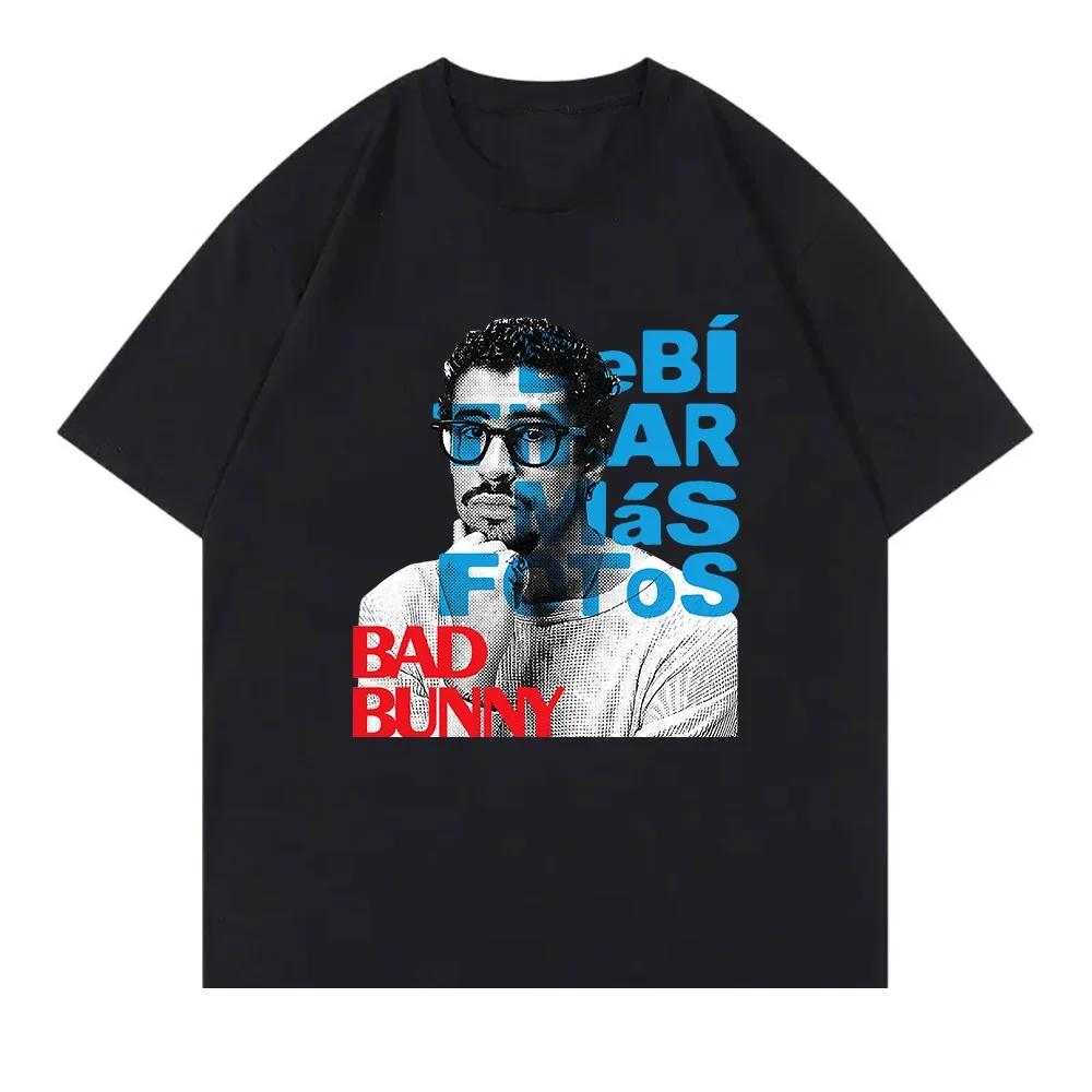 BAD BUNNY DeBÍ TiRAR MáS FOToS TShirt All Album Women Clothing Retro Harajuku High Quality Clothes Fans TShirts