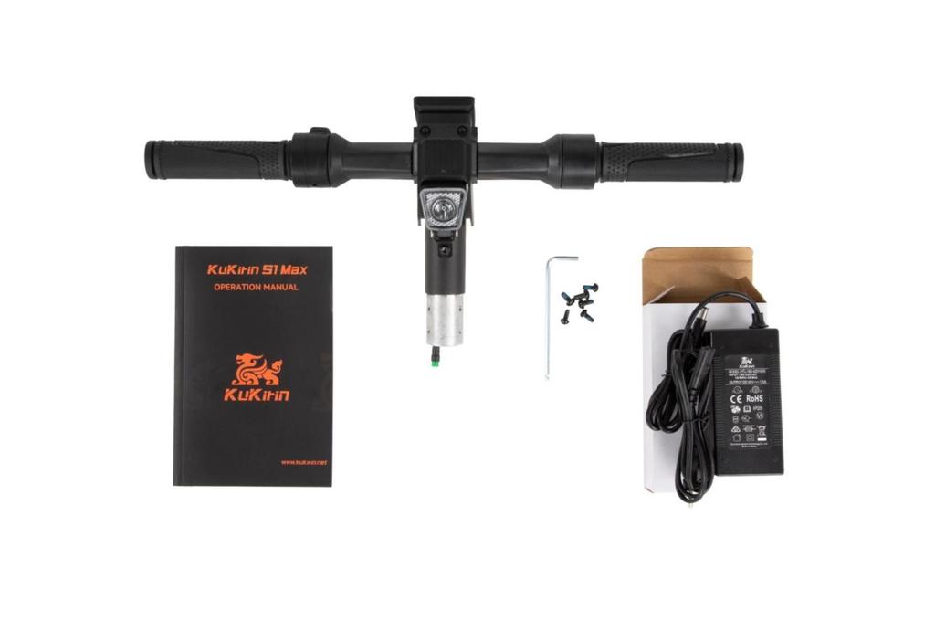 KuKirin S1 Max Electric Scooter - 28km/h High Speed, 39km Long Range, 350W Motor, IP54 Waterproof & Dual Brakes(NO ABE)