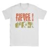 2025 Summer/Autumn retro PIERCE THE VEIL printed T-shirt loose and casual short-sleeved trendy top for men and women